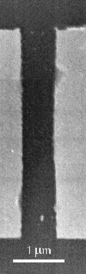SEM image of long wire